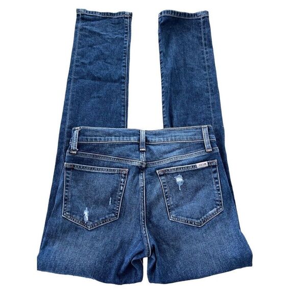 Joes Jeans Size 28x33 Mens‎ Asher Straight Fit Dark Wash Distressed Slim - Picture 6 of 10